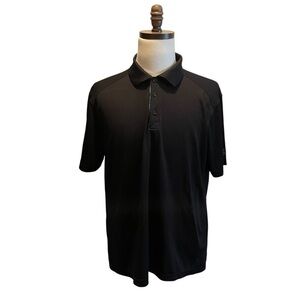 St. Andrews Of Scotland Golf Polo Shirt Black Size XL Casual